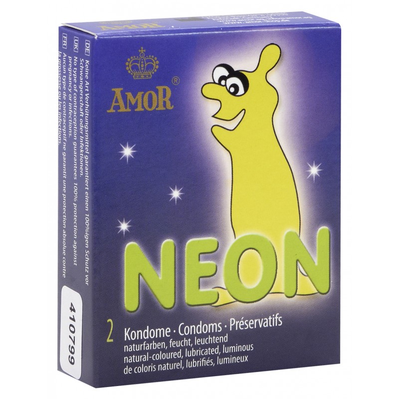 Презервативи, що світяться в Темряві - Amor Neon