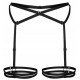 Promees harness KIM - декоративна збруя OneSize BLACK