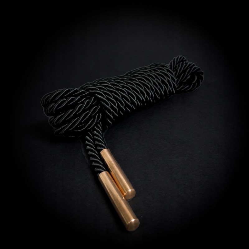 Мотузка Juicy Black 8мм 4м Шовк БДСМ SHIBARI