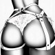 Жіноча білизна EROTYCZNA UPRZĄŻ БДСМ Sexy ПАСИ на сідниці та стегна КОСТЮМ