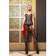 Еротична білизна в коробці Bodystocking Костюм Чорна Панчоха Відкрита