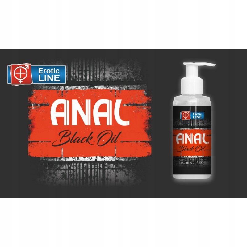 ANAL BLACK OIL Moisturizing Glide Gel 150 мл