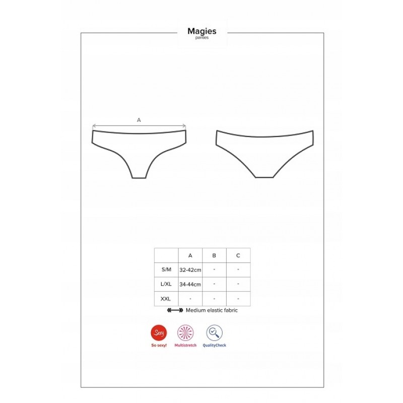 СТРІНГИ MEGIES З ДЕКОРАТИВНИМИ ПАСОЧКАМИ І МЕРЕЖИВОМ