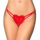Мереживні стринги SoftLine 2480 Heart Red SL