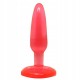 ГЕЛЕВА АНАЛЬНО-ВАГІНАЛЬНА ПРОБКА BUTT PLUG АНАЛЬНИЙ RED