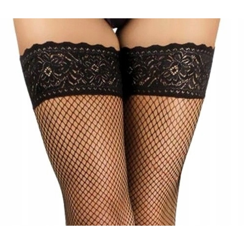 Панчохи самотримаючі сіткою Roxana 6378 L/XL