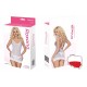 Прозорі чорні сліпи з ланцюжком S/M Roxana