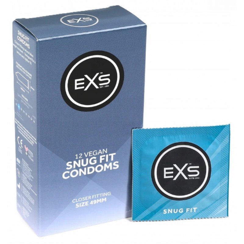 Презервативи EXS Snug Fit 24 шт. Прилягаючі, Тонкі, Веганські