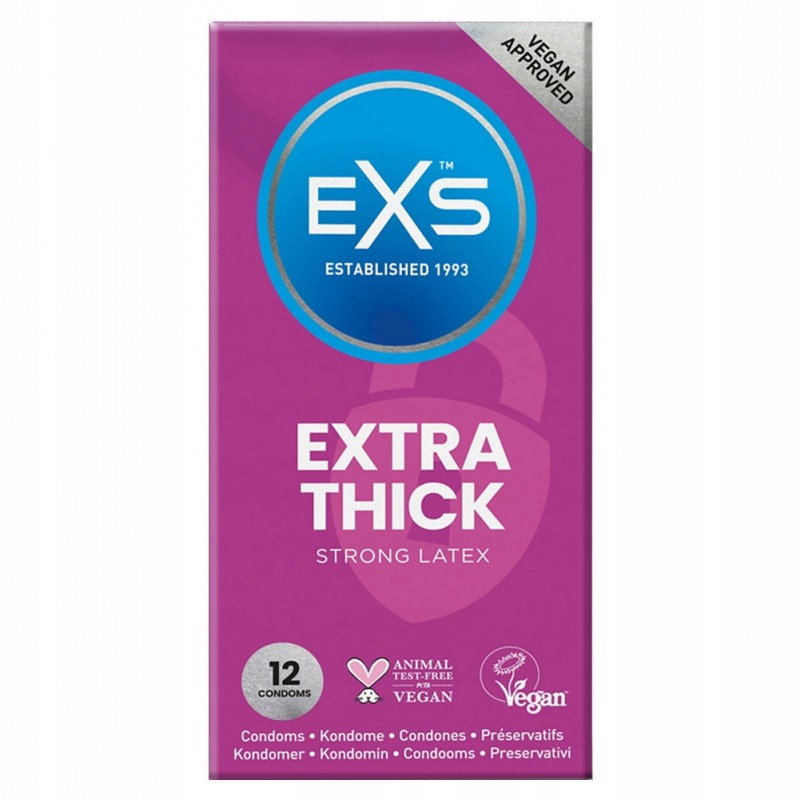 Презервативи EXS Extra Thick Safe, потовщені, 12 шт.