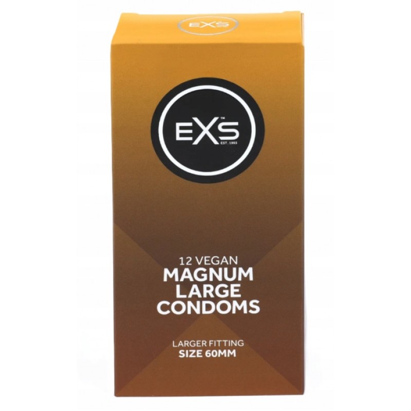 EXS Magnum Презервативи 24 шт XL Збільшені Додатково Зволожені