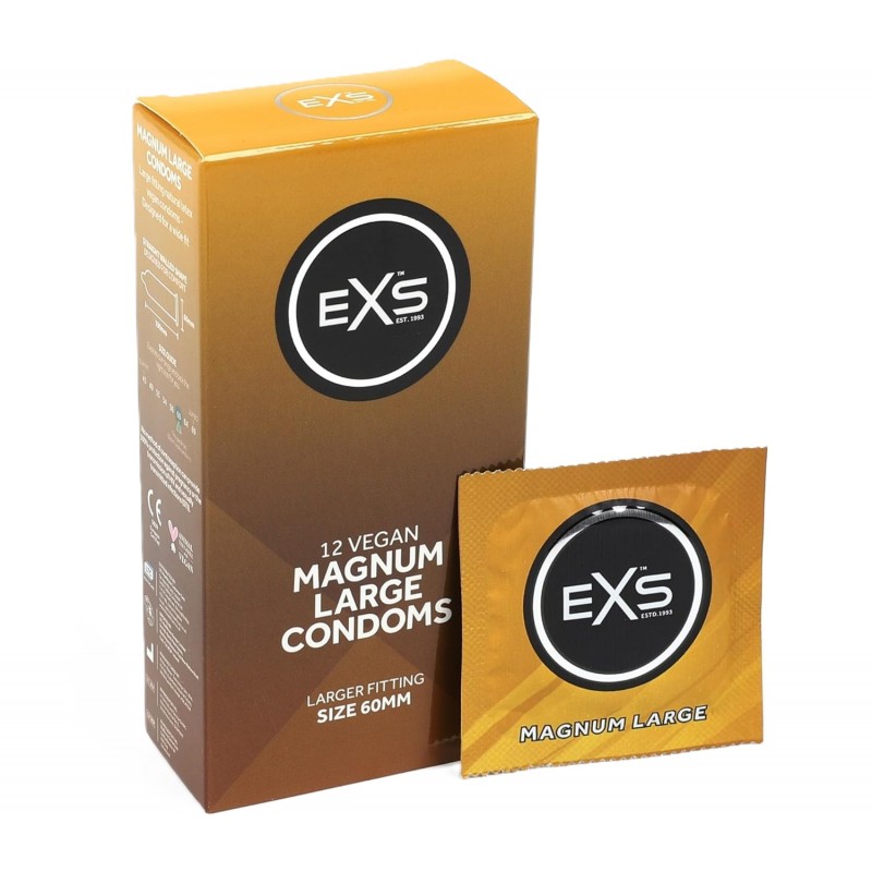 EXS Magnum Презервативи 24 шт XL Збільшені Додатково Зволожені