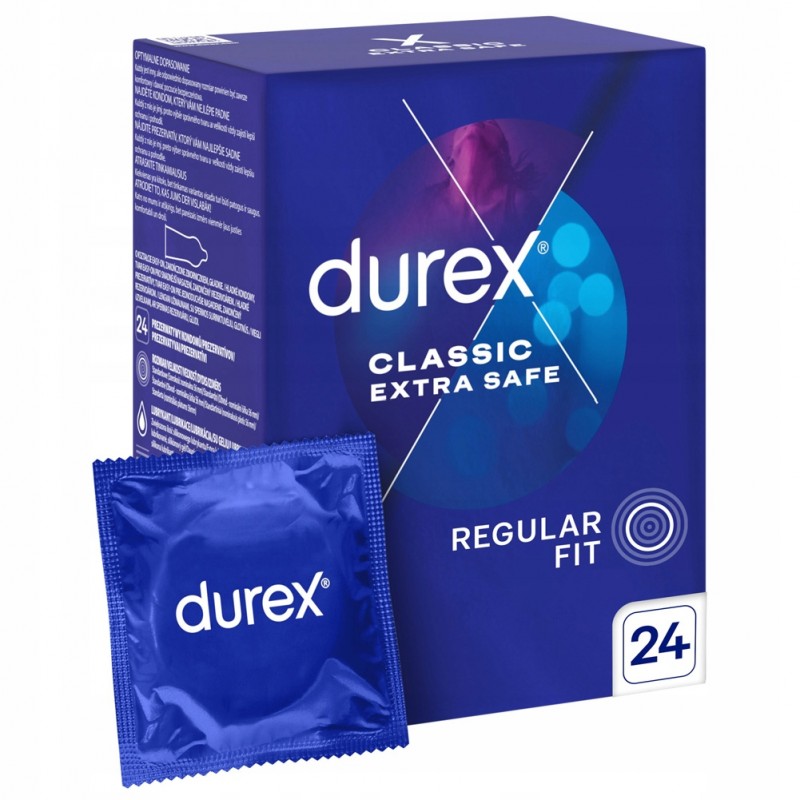 Презервативи durex extra safe 24 шт + гель набір