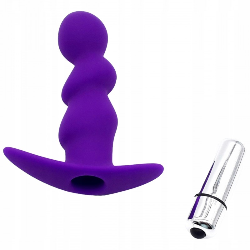 Вібруюча анальна пробка для анус butt plug