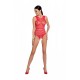 Бодістокінг - еротична білизна BS086 red - червоний PASSION one size