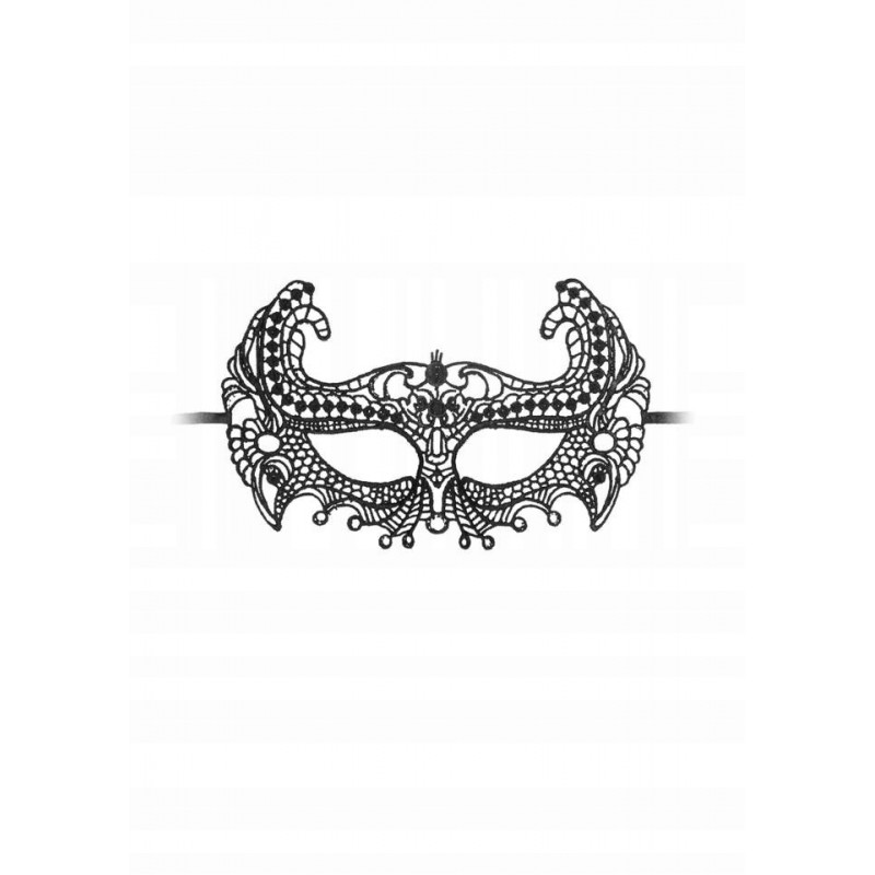 Чорна мереживна маска для очей Empress One Size