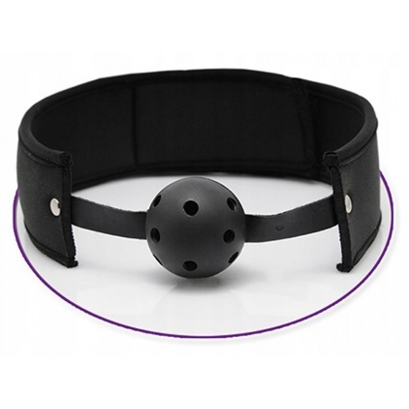 Круглий кляп БДСМ Ultra Breathable Ball Gag.