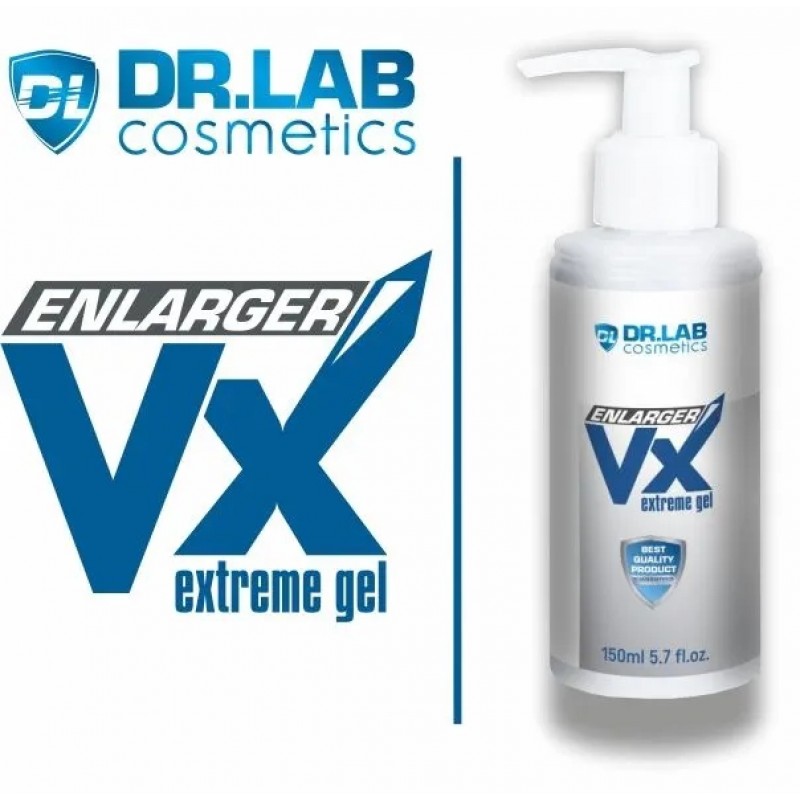 Зволожувальний гель для збільшення шкірного покриву DR.LAB COSMETICS VX 150 мл