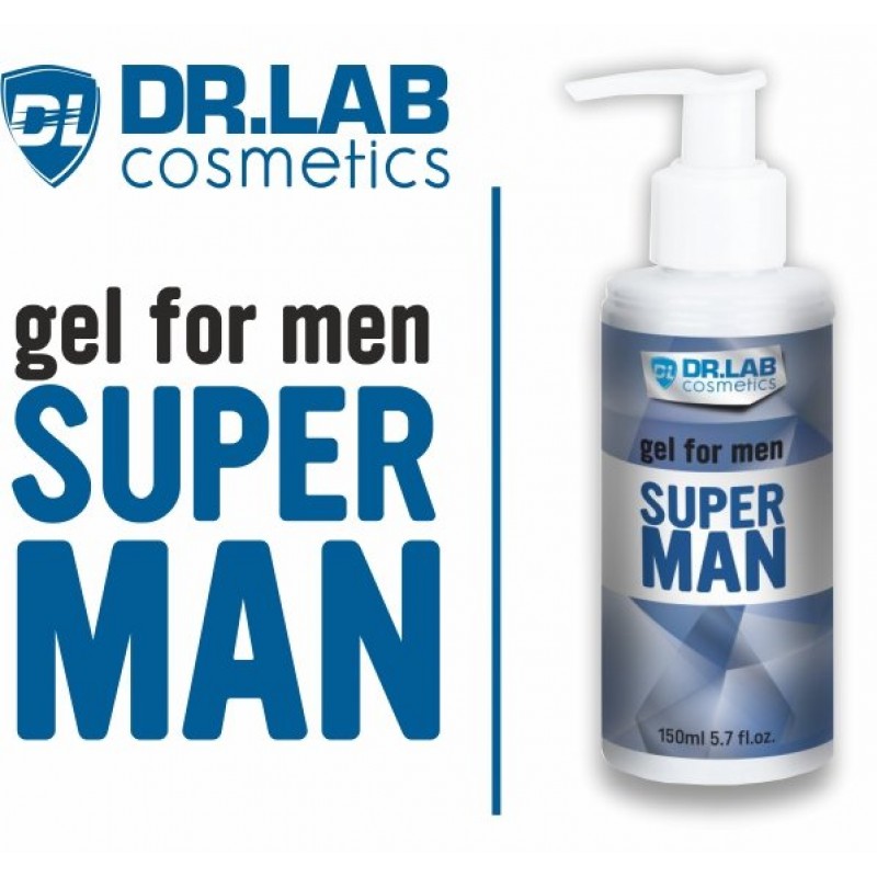 Змащувальний гель DR.LAB COSMETICS SUPER MAN 150 мл