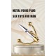 dilator metal гачок як якір золотий кручений