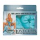 М'які хутряні наручники Blue - Love Cuffs LBL