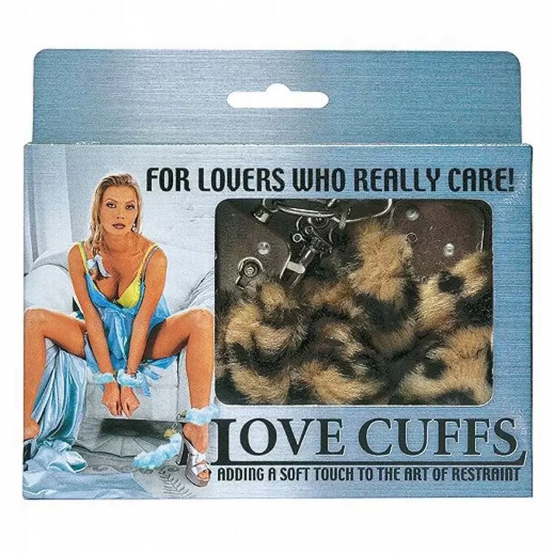 Пухнасті Плямисті Кайдани - Love Cuffs Леопард