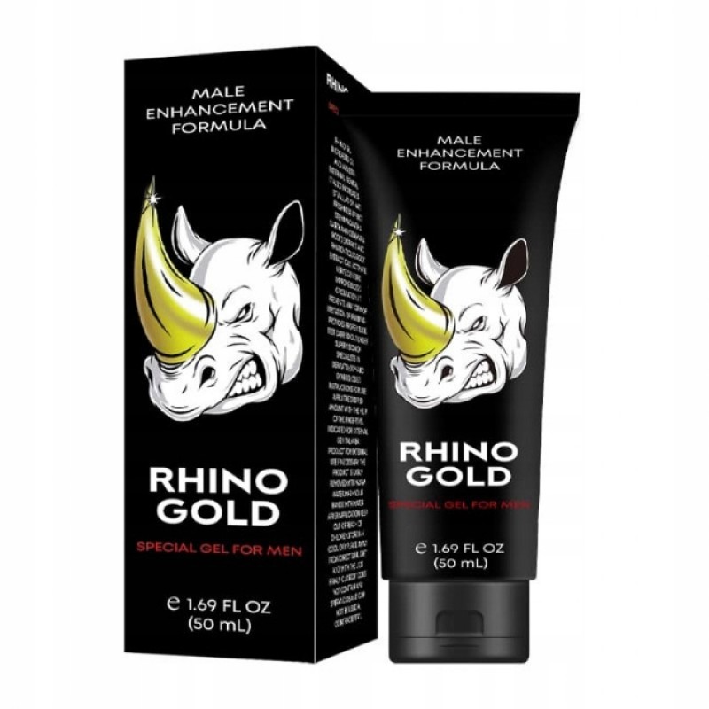 RHINO GOLD GEL ГЕЛЬ ДЛЯ ЗБІЛЬШЕННЯ ПЕНІСА ПОТУЖНА ЕРЕКЦІЯ ПОТЕНЦІЯ ОРИГІНАЛ 50М