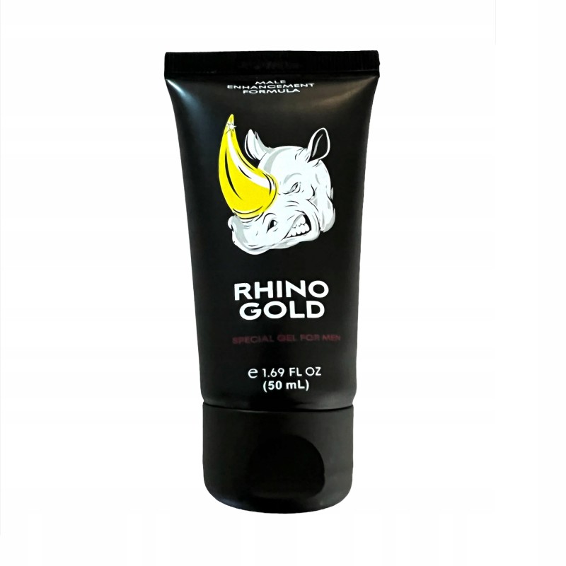 RHINO GOLD GEL ГЕЛЬ ДЛЯ ЗБІЛЬШЕННЯ ПЕНІСА ПОТУЖНА ЕРЕКЦІЯ ПОТЕНЦІЯ ОРИГІНАЛ 50М