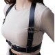 Система STD HARNESS класична чорна упряж БДСМ