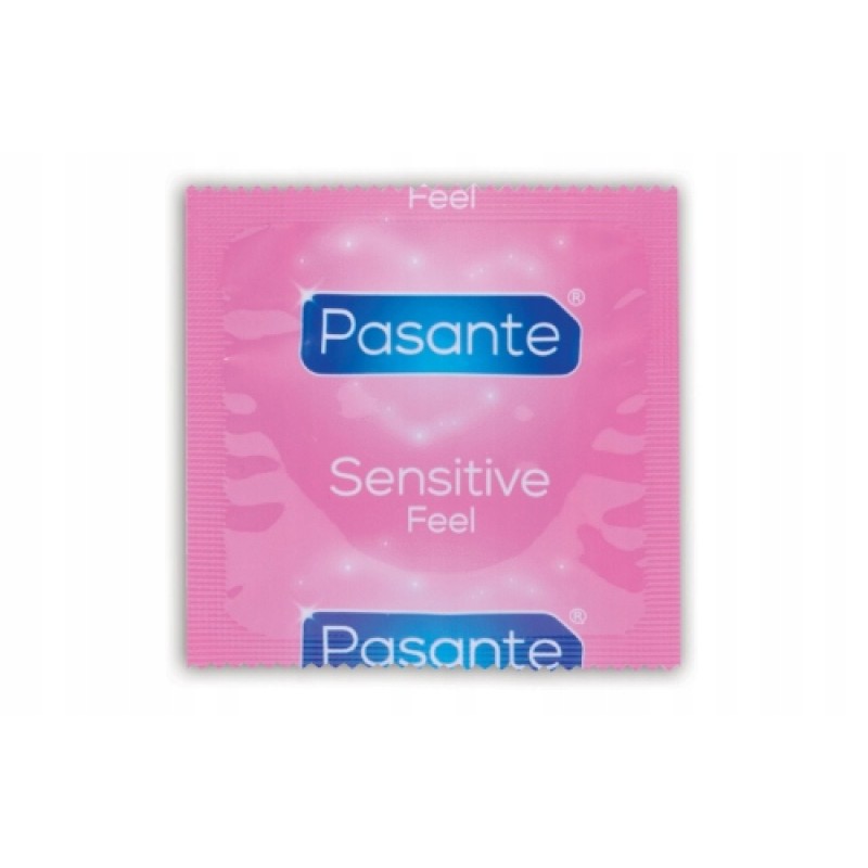 Презервативи PASANTE SENSITIVE 25 шт. тонші стінки природний оргазм