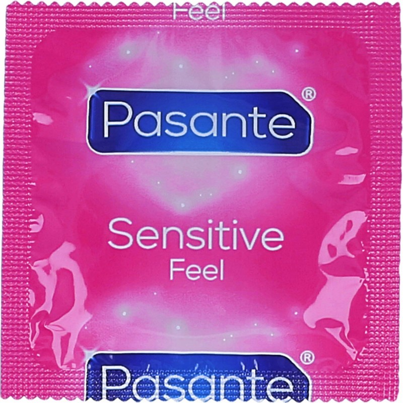 Презервативи PASANTE SENSITIVE 25 шт. тонші стінки природний оргазм