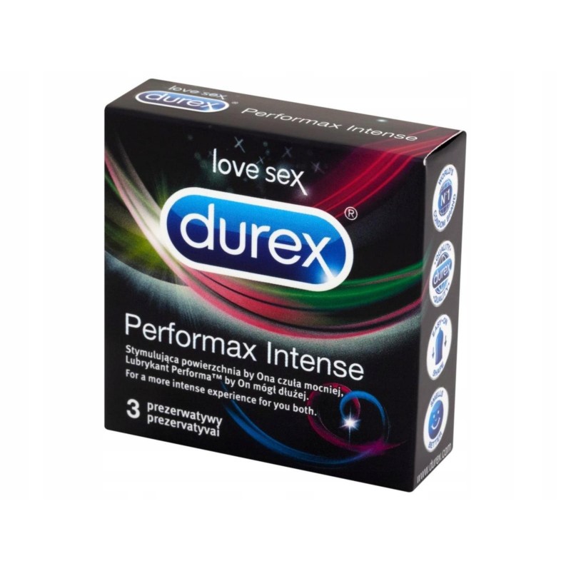 2 x PERFORMAX INTENSE (MUTUAL PLEASURE) 3 ШТ. DUREX Бензокаїн