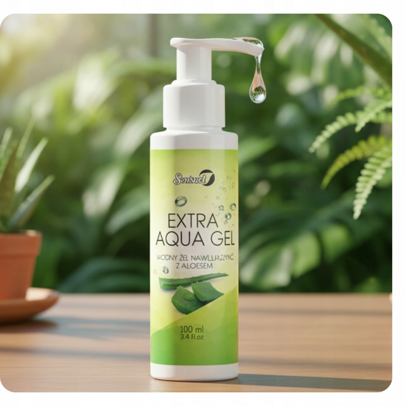 Extra Aqua Gel Водяний Зволожуючий Гель з Алое Вера Любрикант 100 мл