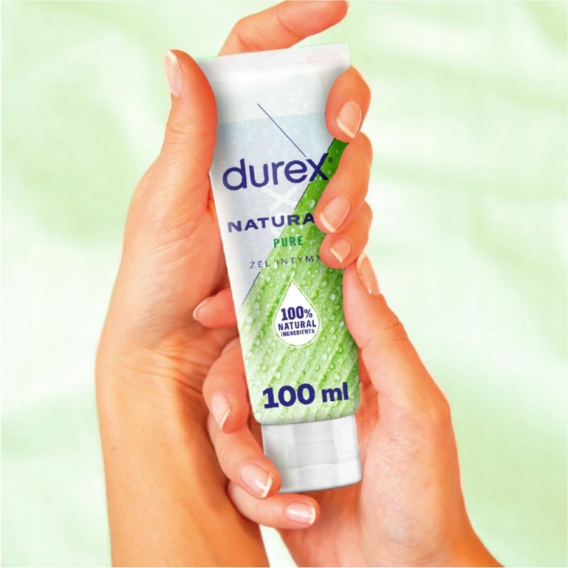 DUREX НАБІР NATURALS PURE SENSITIVE HYALURO натуральний лубрикант на водній основі
