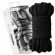 Мотузка БДСМ KINBAKU SHIBARI 10 м чорний бондаж роуп шнур для знерухомлення