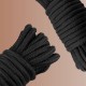 Мотузка БДСМ KINBAKU SHIBARI 10 м чорний бондаж роуп шнур для знерухомлення