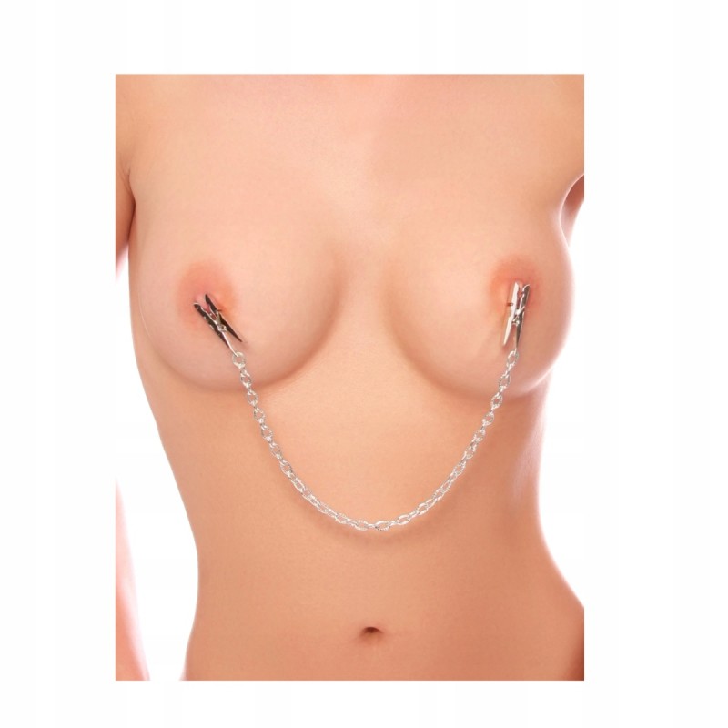 Pipedream Fetisch Фентезі серія Nipple Chain Кліпса Silver