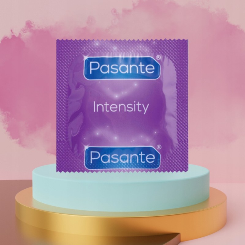 Презервативи стимулюючі Pasante Intensity, набір 25 штук, зволожені