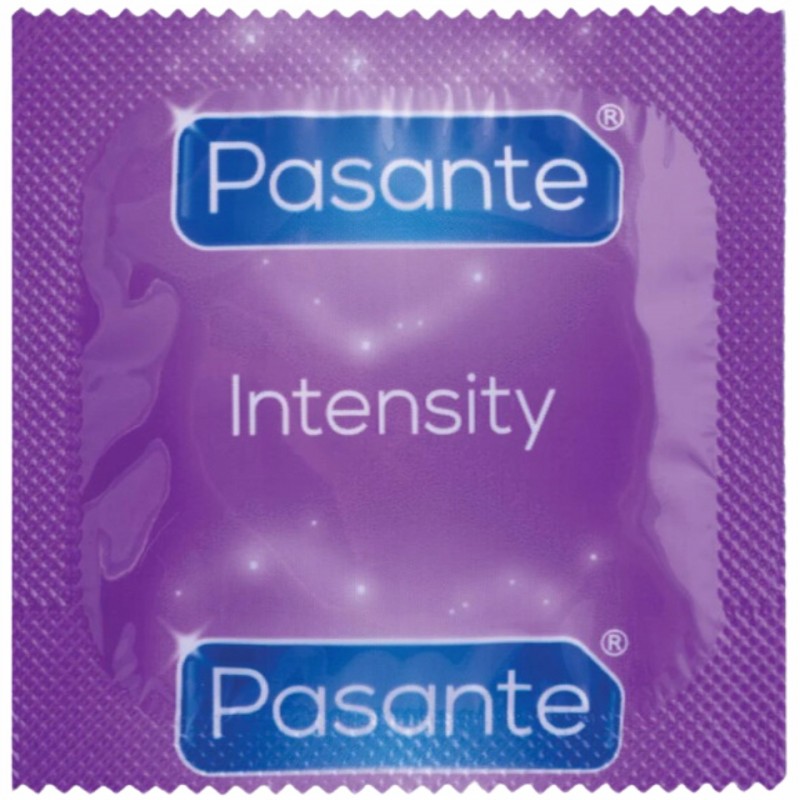 Презервативи стимулюючі Pasante Intensity, набір 25 штук, зволожені