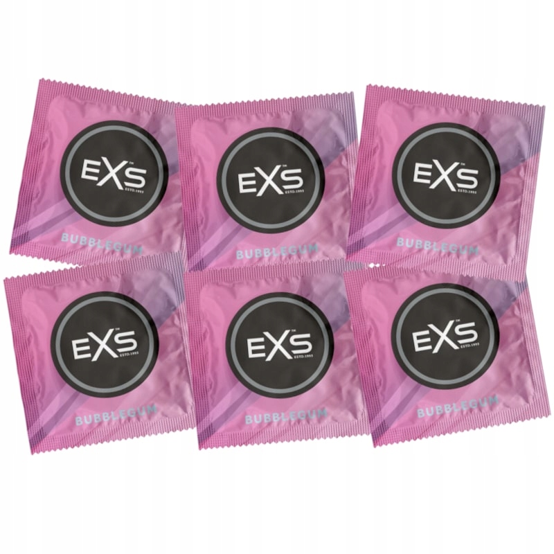 Презервативи EXS BUBBLEGUM зі смаком жувальної гумки 1 шт. для орального сексу