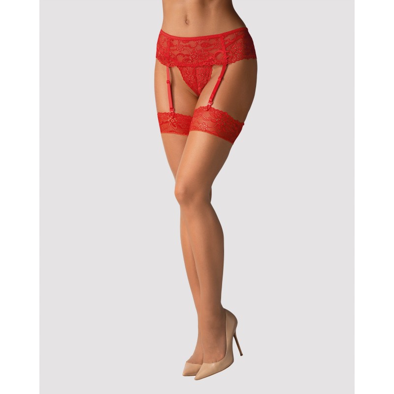 Сексуальні Бежеві Панчохи - Obsessive 838-STO-3 S/M