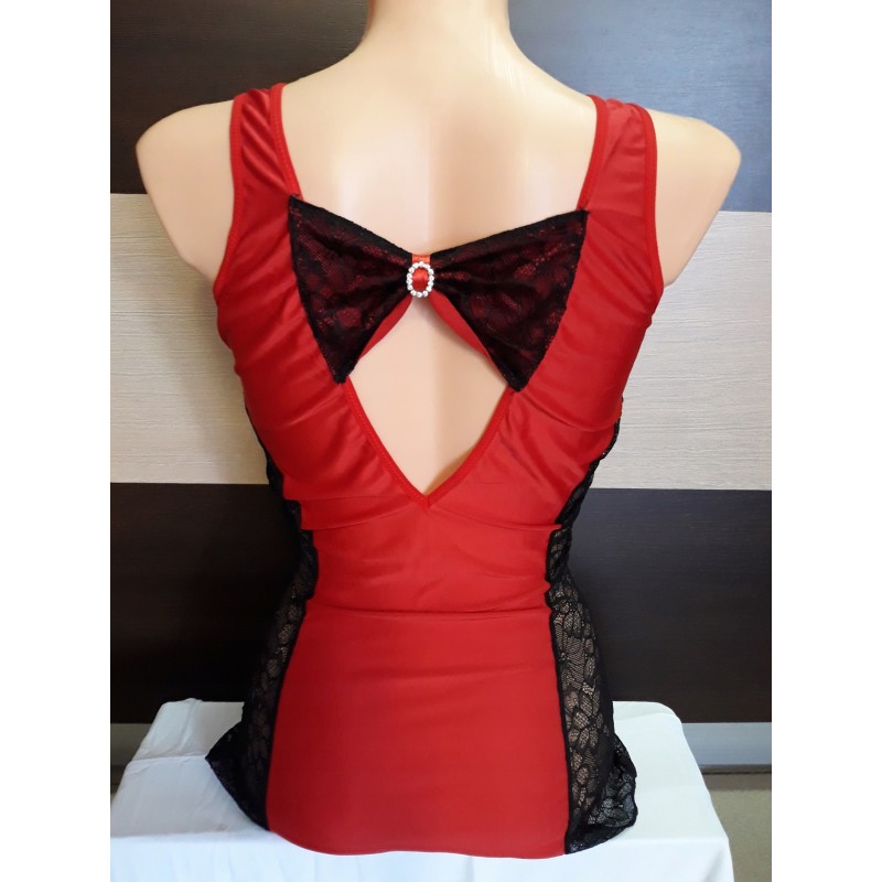 Комплект LivCo Corsetti Misae LC 18122, футболка і трусики S/M