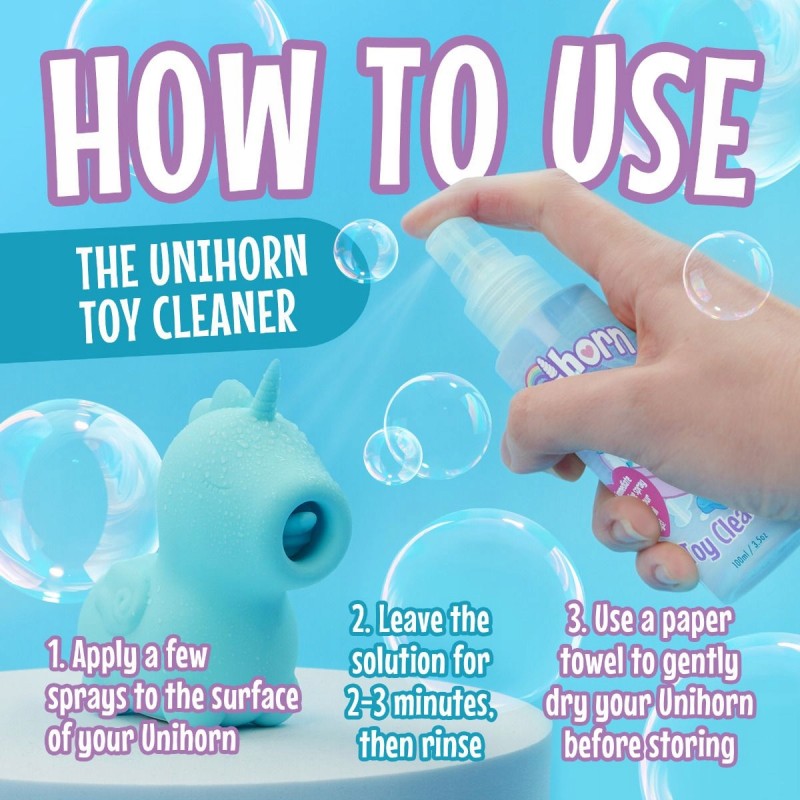 Unihorn Toy Cleaner 100 мл спрей для чищення еротичних гаджетів