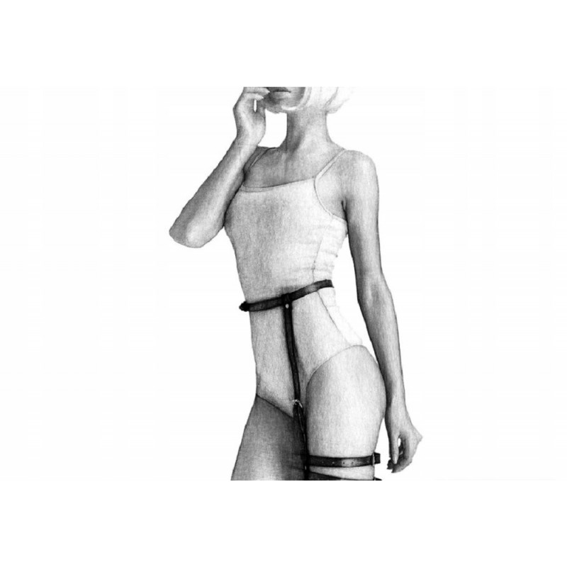 THIGH HARNESS ШКІРЯНА СЕКСУАЛЬНА ЗБРУЯ ДЛЯ СТЕГНА