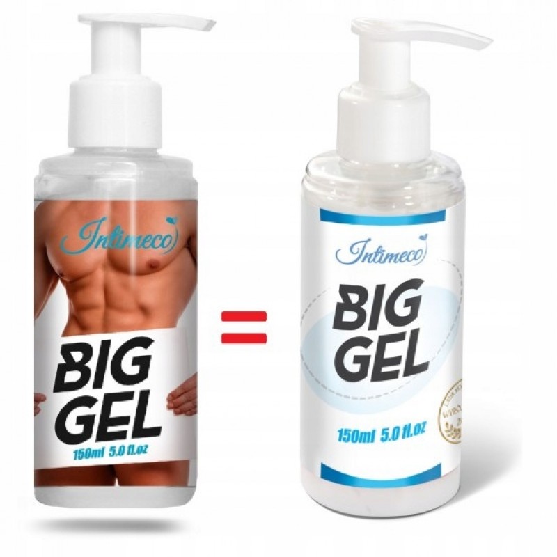 INTIMECO BIG GEL ГЕЛЬ ДЛЯ ЗБІЛЬШЕННЯ ПЕНІСА ПІДСИЛЮЄ ЕРЕКЦІЮ ЗБУДЖУЮЧИЙ 150мл