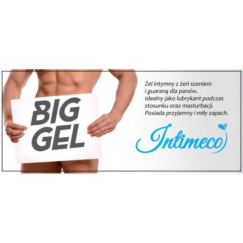 INTIMECO BIG GEL ГЕЛЬ ДЛЯ ЗБІЛЬШЕННЯ ПЕНІСА ПІДСИЛЮЄ ЕРЕКЦІЮ ЗБУДЖУЮЧИЙ 150мл