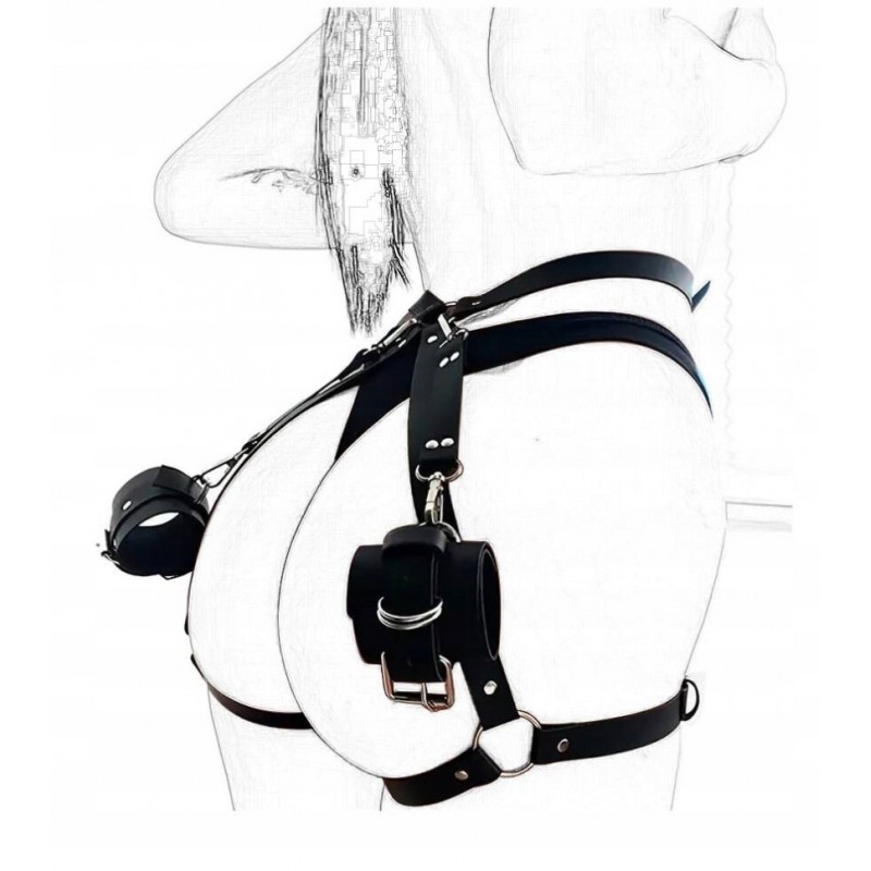 Збруя БДСМ Еротична білизна Harness SEX Наручники Стегна Еротичні гаджети