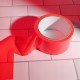 Бондажна стрічка БДСМ для знерухомлення рук ніг рот безклейова червона 15 м