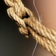Мотузка для зв'язування БДСМ SHIBARI натуральна джутова конопляна коротка 1,5 м