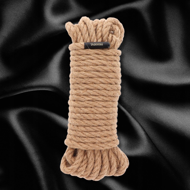МОТУЗКА ДЖУТОВА для зв'язування SHIBARI натуральна 10 м ШНУР БДСМ для знерухомлення