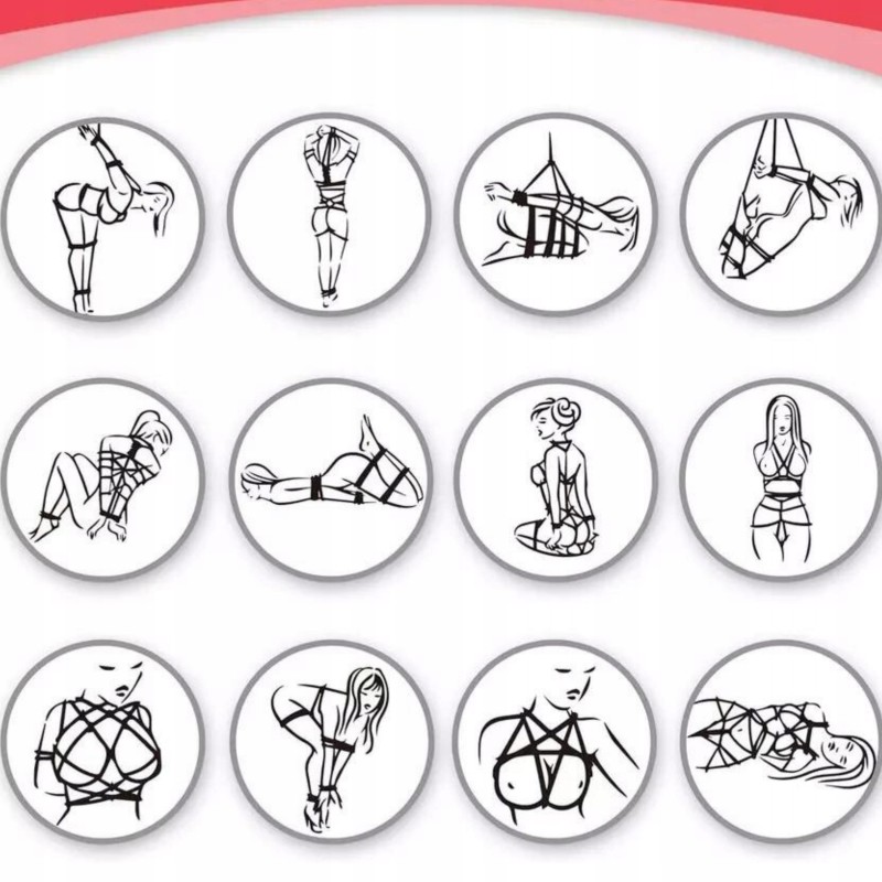 МОТУЗКА ДЖУТОВА для зв'язування SHIBARI натуральна 10 м ШНУР БДСМ для знерухомлення